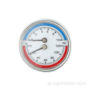 حار بيع نوعية جيدة 2.5 &quot;2 في 1 ثنائية المعدن مقياس حرارة التدفئة المانومتر